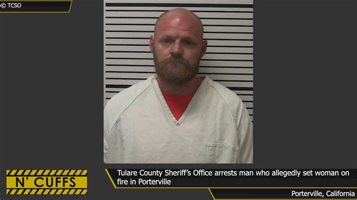In Tulare County, a man has been arrested for allegedly dousing accelerant and setting a woman on fire. According to TCSO, deputies responded to the 24100 block of Avenue 120 in Porterville for a medical aid. Deputies found a woman suffering from severe bruising to her face, arms, and torso. Authorities say it was determined that 42-year-old Sean Hofmann intentionally poured a flammable accelerant on or near the victim before setting her on fire. The victim was transported to an area hospital wh