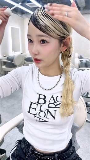#ヘアアレンジ #ブリーチ #美容師 #あみおろし
