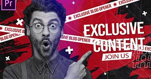 Podcast Opener MOGRT for Premier Pro