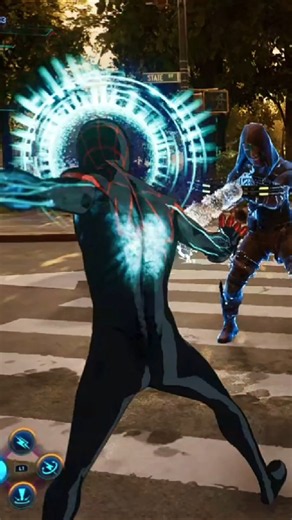 hunters attack miles Morales Marvel Spider-Man 2 ❣️