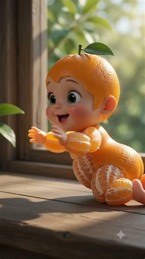 The Cutest Orange Baby You’ve Ever Seen! 🍊👶 #Shorts