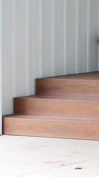 10K views · 224 reactions | I am still loving our front steps that I built myself! I had never done a build like this before but I just jumped in and went for it! What's the most complicated thing you've built? #stairs #steps #frontsteps #frontstairs #stairbuild #build #girlswhobuild #diy #diyhome #diyhomeimprovement #diys #diyers #diyersofig #diysofig | Welcome to the Woods | Facebook