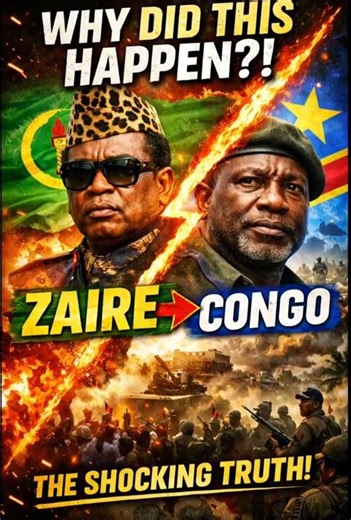 "Why Zaire Disappeared From The Map 😳 | The Congo Name Change Explained” #africanhistory