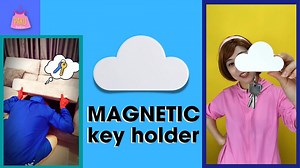 This Cloud Shaped Magnetic Key Holder is so Cute 🥰☁ we are loving it. *this is a fun family honest product review rating | Pakupakiss