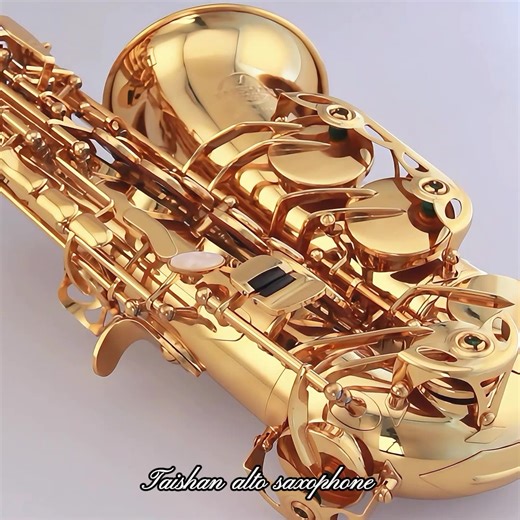 Famous Brand Taishan Brand Luxury Color Tone Eb Gold Lacquer Alto Saxophone