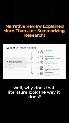 Narrative Review Explained More Than Just Summarizing Research!