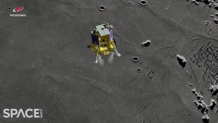 Watch How Russia's Luna-25 Lunar Lander Crashed In Moon, Ending Mission