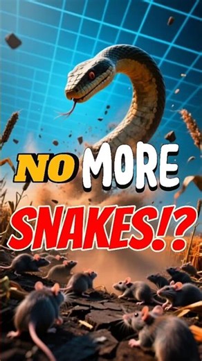 What Would Happen If Snakes Vanished From Earth?🌍😱 #shorts #facts