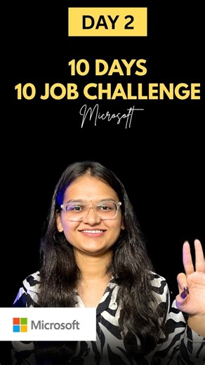 Yogita Wagh | Career & Growth 📈 | Youtuber | Mentor on Instagram: "Day 2/10 ~ Job Challenge _ Microsoft👩‍💻 Microsoft is having freshers and experience for the role of software engineers 🔥Qualifications Bachelor's Degree in Computer Science, or related technical discipline with proven experience coding in languages including, but not limited to, C, C++, C#, Java, JavaScript, or Python Understanding of Computer Science fundamentals, data structures, algorithms, operating systems, design patter