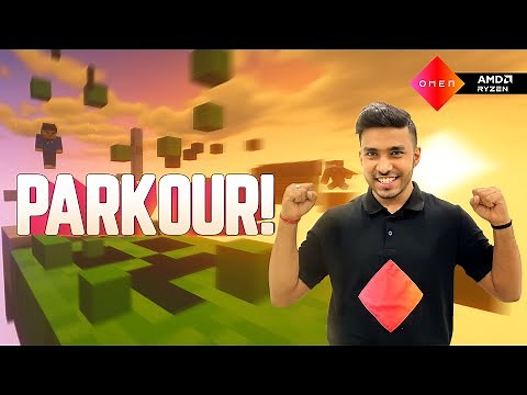 MINECRAFT PARKOUR BUILD | Ft. @UjjwalGamer