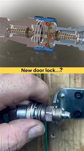 New Door Lock Mechanism 🔐 Super Easy Locking System Explained | Engineering Idea | Smart Lock Design