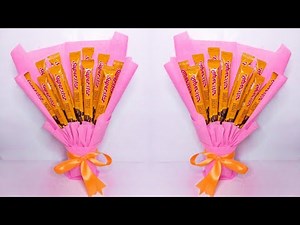 DIY easy snack bouquet tutorial simple ideas | cara mudah membuat buket snack dari kain spunbond