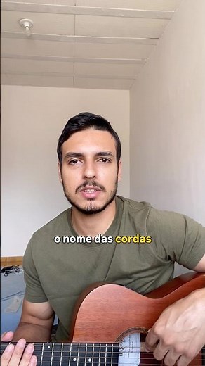 O nome das cordas do violão