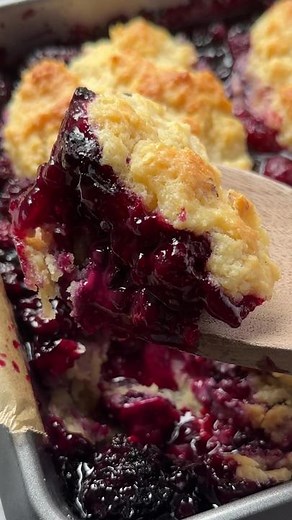 Triple Berry Cobbler with Shortbread Recipe