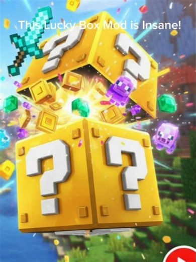 This Lucky Box Mod is Insane!#minecraft #roblox #texturepack