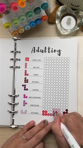 Fresh Folio on Instagram: "Adulting for the month of February! Come journaling with me! Comment the word “printable” if you would like the link to my printable journal pages. #journaling #foryoupage #adulting #adultingishard #bujoweeklyspread"