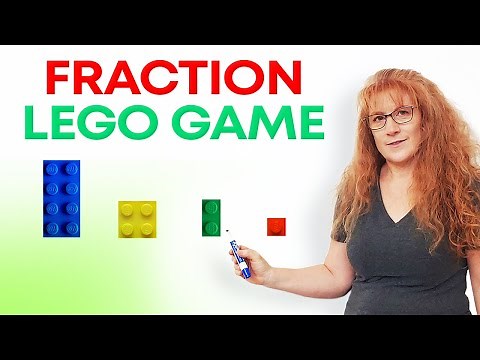 The Easiest Way to Learn Fraction with LEGOs | Fraction Games for Kids | Fraction Lego Math