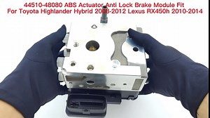 44510-48080 ABS Actuator Anti Lock Brake Module Fit Compatible with Toyota Highlander Hybrid 2008-2012 Lexus RX450h 2010-2014