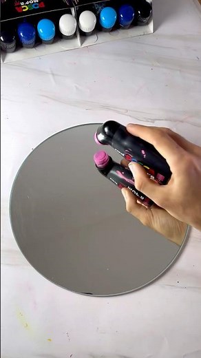 Easy DIY Idea! 💡 Let’s Customize a Mirror with Mop’r Paint Markers! ✨🤩
