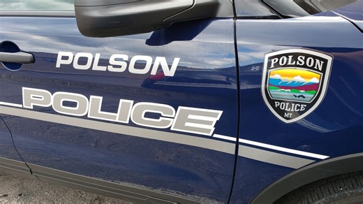 Vehicle crashes into building in Polson