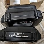 2 Packs 6000mAh WA3575 20 Volt Lithium Battery Replacement for Worx Battery 20V WA3520 WA3525 WA3575 WA3578