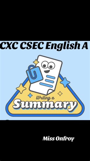 Mastering Summary Writing: Tips from Miss Onfroy