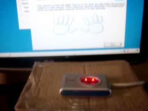 teste do leitor biometrico