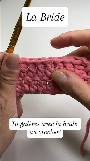 🧶 La BRIDE au CROCHET en 15 secondes ! (Astuce Débutant 😍)