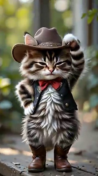 🤠 "Boots on the Ground - Where Them Fans At?! | Dancing Kittens 🐾