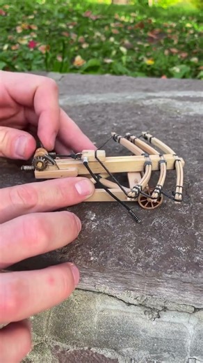 Amazing Mini Wooden Machine Build 🔧 | Creative DIY Craft!#DIYCraft #MiniMachine #CreativeBuild