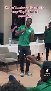 Musa Tombo performs his new song “Topic” for his Leone Stars teammates in Agadir Morocco🎶🎤🙌🏾😎 | 24 Hours Bloggers