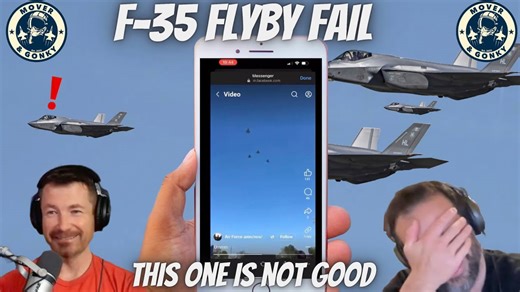 4th Gen Fighter Pilots React to F-35 5th Gen Flyby FAIL