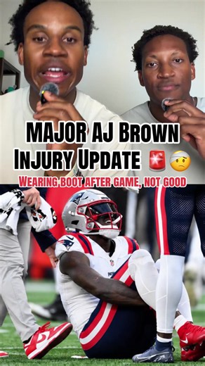 The fear is a High ankle sprain for AJ. That would be at least 4 weeks #ajbrown #newenglandpatriots #drakemaye #samdarnold #seattleseahawks