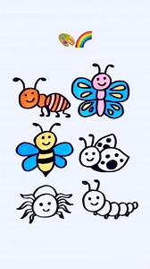 140K views · 779 reactions | Cute drawings ideas using smiley  . #artwork #artforkids #newyear2026 #viralreelsシ | Easy drawing for kids24 | Facebook