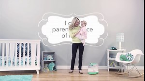 Vornadobaby Huey Evaporative Humidifier, White,Gray,Green