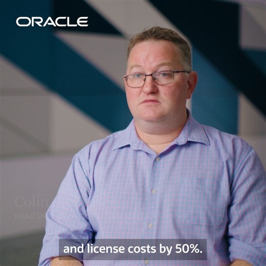 7K views · 401 reactions | “The possibilities are endless with OCI. There’s nothing we can’t do.” -Colin Stevenson, Infrastructure Manager, Endeavour Energy. Learn more: https://social.ora.cl/6187AqKit | Oracle | Facebook