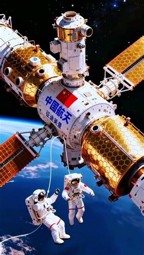 Astronaut’s Spacewalk — A Majestic Journey Beyond Earth 🌍✨