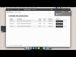 ASP.NET Core MVC: Generar y descargar PDF a partir de un modelo de datos o registro [2024]