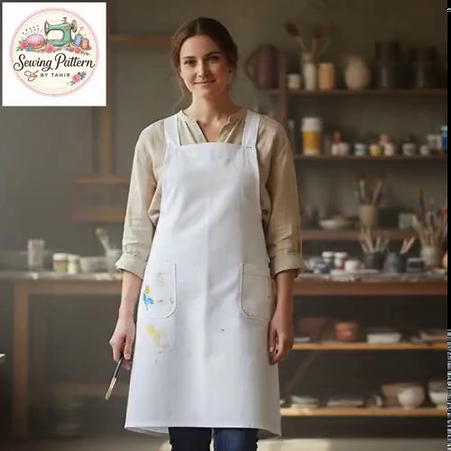 Cross Back Apron Sewing Pattern | Japanese Style, XXS-3XL (PDF Download) - Etsy