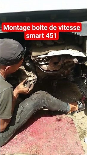 Montage boîte vitesse Smart 451 mhd