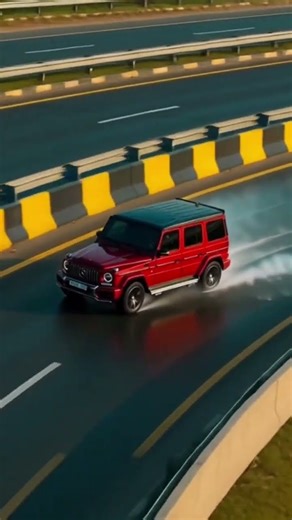 g wagon x7 Drifting on A highway Of pakistan with real graphics and wet road #music #slowedandrever