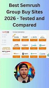 Best Semrush Group Buy Sites 2026 – Tested & Compared