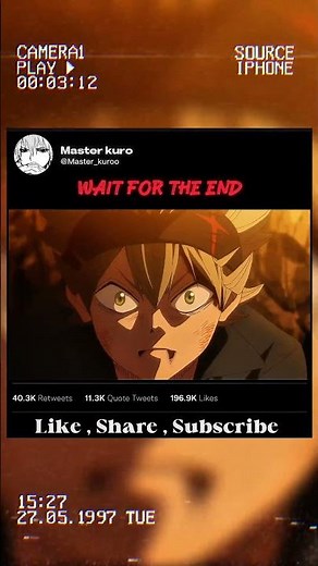 When Devil choose you 😈 || #anime #animeedit #blackclover #devil