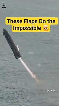 How SpaceX Turns Drag Into Control 😳 #spacex #starship #flaps #reentryjourney #elonmusk #bellyflop