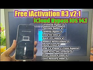 iActivation R3v2.1 Free iCloud Bypass iOS 14.1 Support iPad2 & iPhone4 Bypass ios 9.3.5 Work 1000%