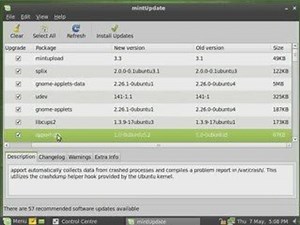 Linux Mint 7 - How To Use mintUpdate