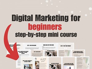 Beginners Digital Marketing Step-by-step Mini-course | Online Internet Marketing | Done for You Digital Marketing Mini-course for Beginners - Etsy Canada
