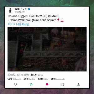 36K views · 1.4K reactions | Many fans have dared to imagine other classic games as HD-2D titles by making mockups themselves. And this #ChronoTrigger Millennial Fair by 3D pixel artist DottDev is like a dream.  | RPGFan | Facebook