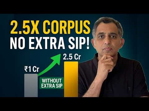 You could be 2.5X richer without investing ₹1 Extra - using silent decade strategy