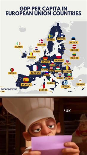 Which EU Country Is Richest Per Person? 😲 Shocking Data! #Shorts #2025